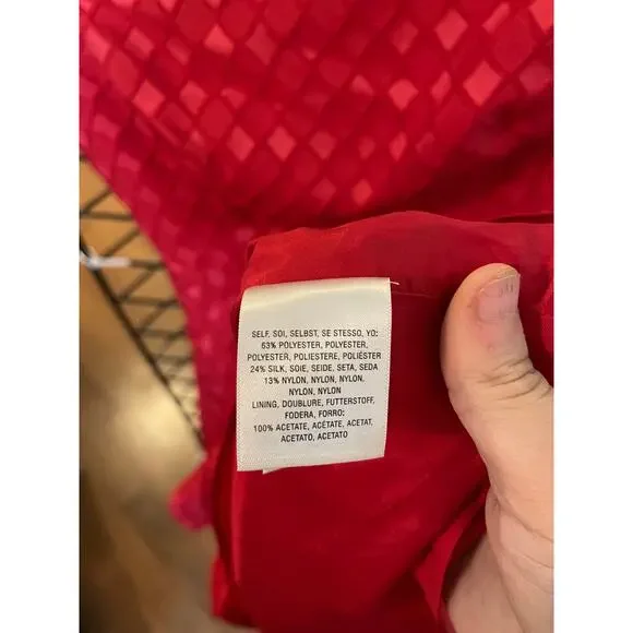 Anthropologie Moulinette Soeurs Red Dress Sz 0P - Picture 6 of 6